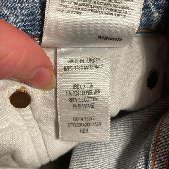 Agolde Ren Wide Leg High Waisted Jeans - Picture 7 of 10